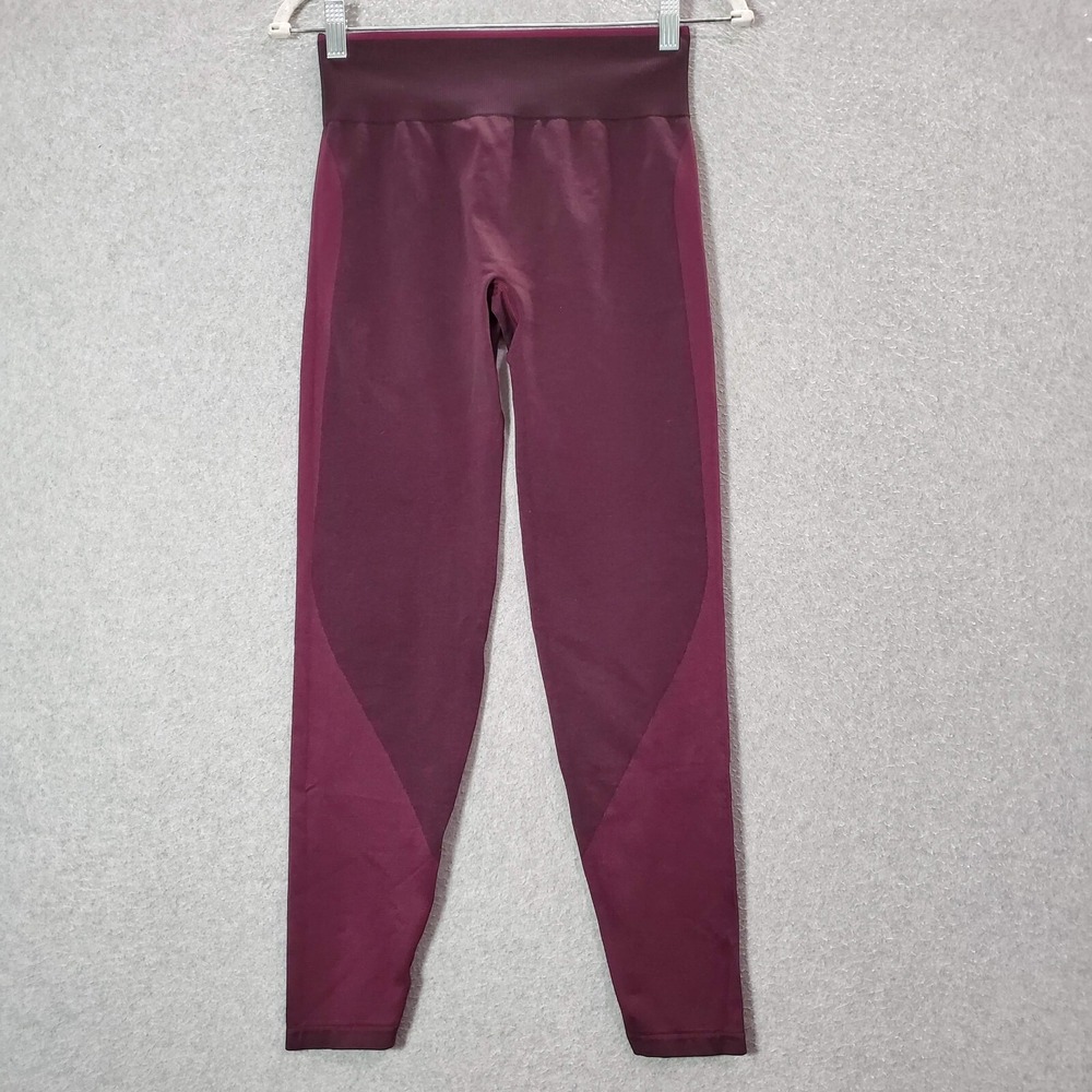 Victoria Secret PINK Women Activewear Pants Medium Red Leggings Seamless